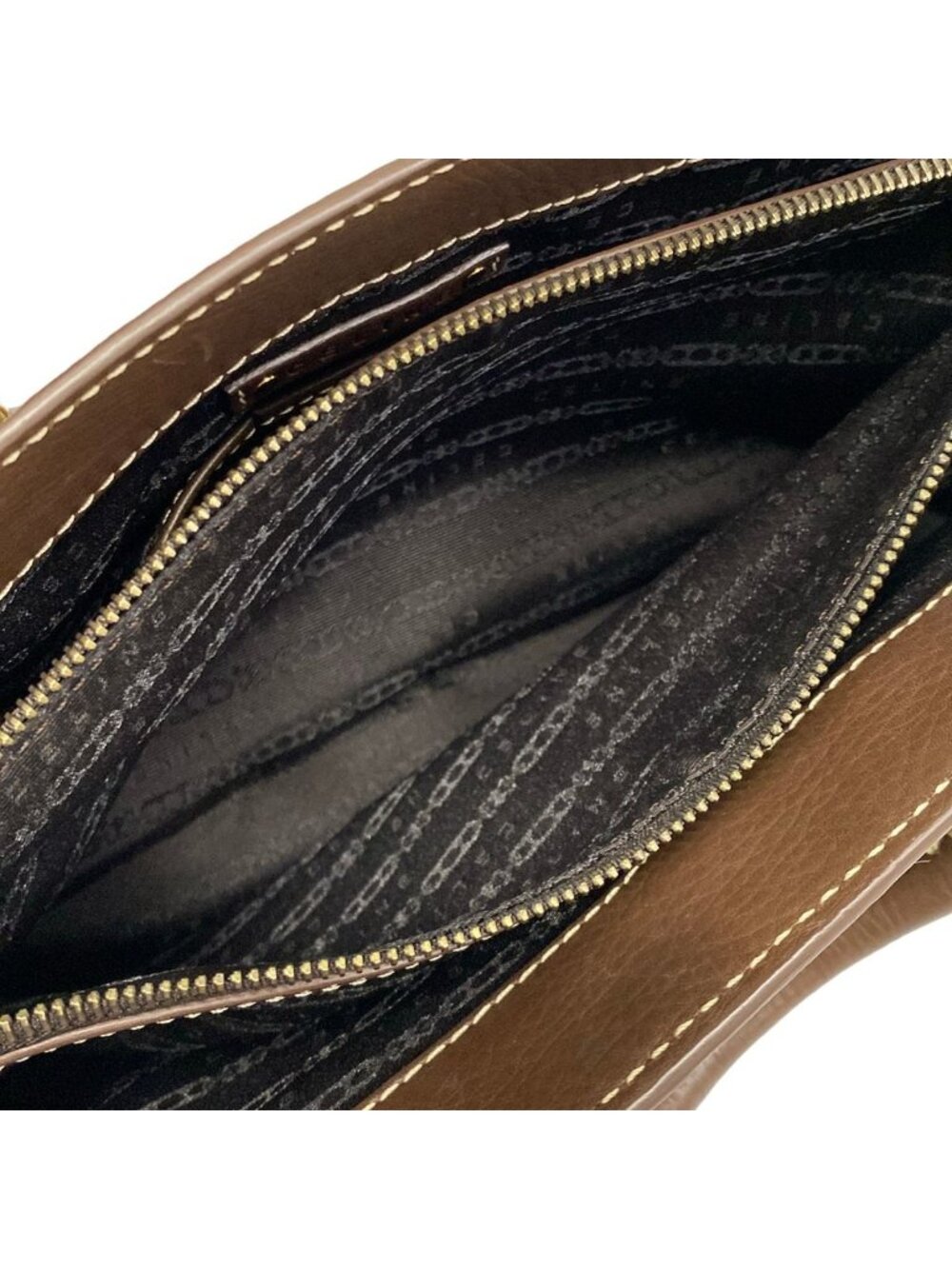 Celine Tote Boogie Dark Brown Leather - Picture 14 of 15
